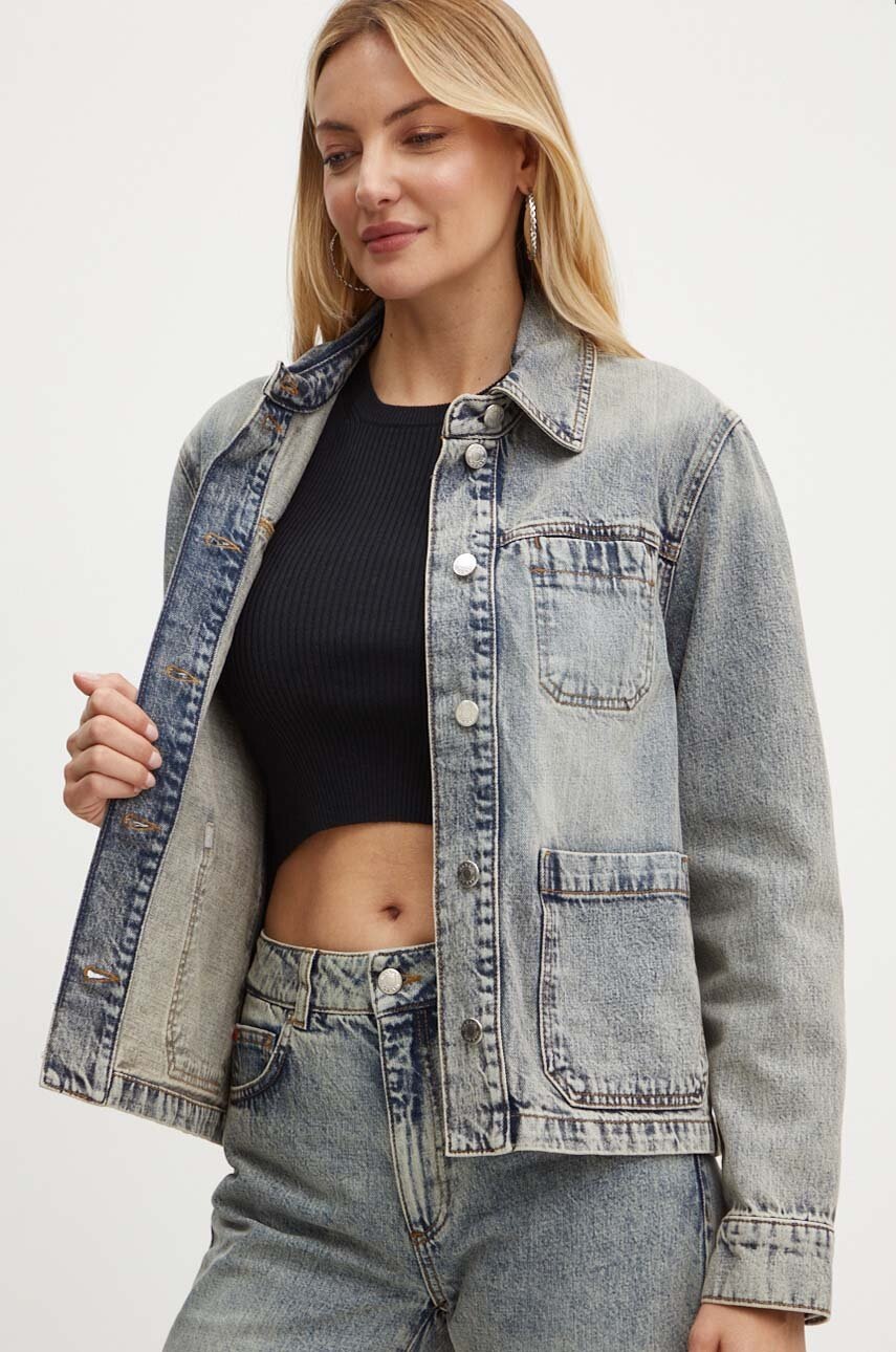 Τζιν μπουφάν MAX&Co. χρώμα: γκρι, 2426046021200 φωτογραφία