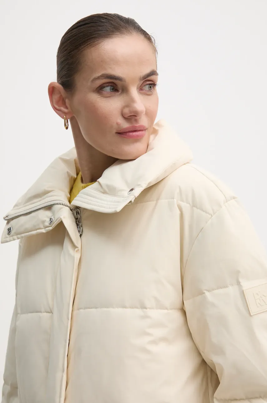 Куртка Dkny женская цвет бежевый зимняя D2G4A178 Куртка Dkny женская цвет бежевый зимняя D2G4A178