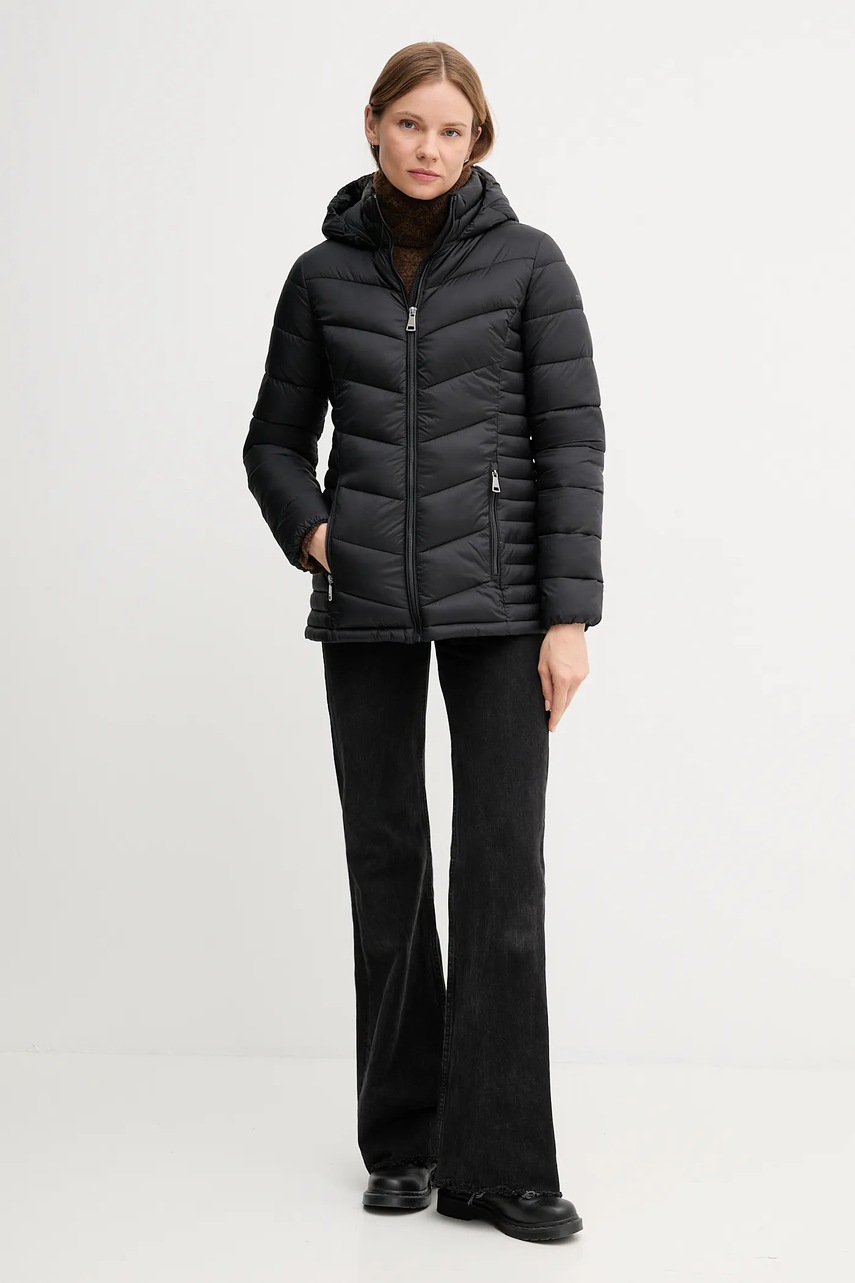 Куртка Dkny цвет бежевый демисезонная DLEMPR20