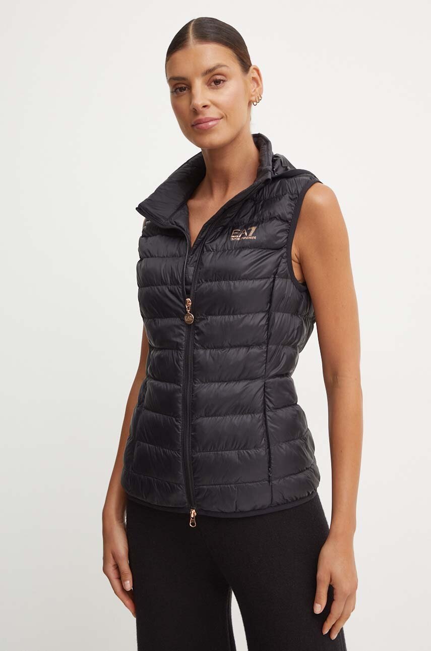 

Елек EA7 Emporio Armani дамски в черно преходен модел TNGPZ.6DTQ06, Черен