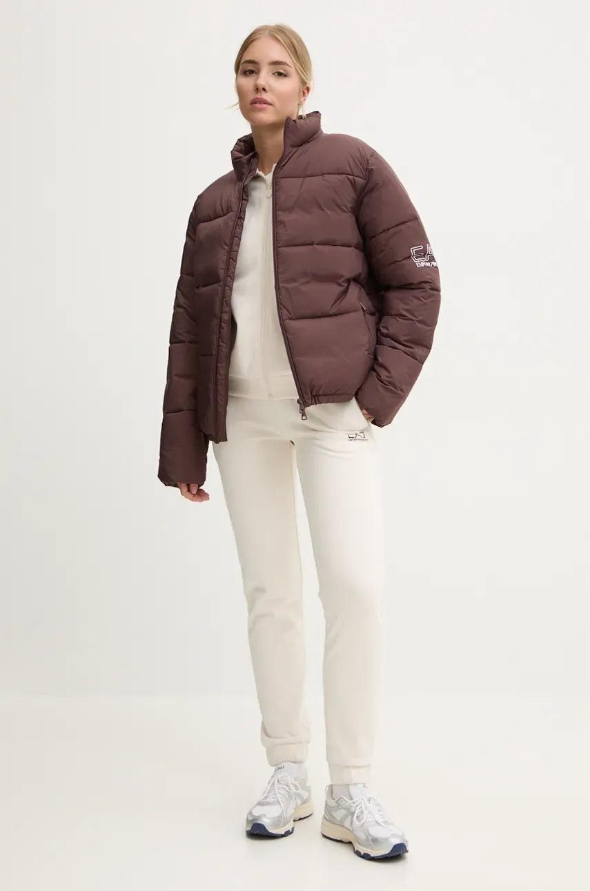 Куртка EA7 Emporio Armani женская цвет коричневый зимняя PNHXZ.6DUB02 Куртка EA7 Emporio Armani женская цвет коричневый зимняя PNHXZ.6DUB02