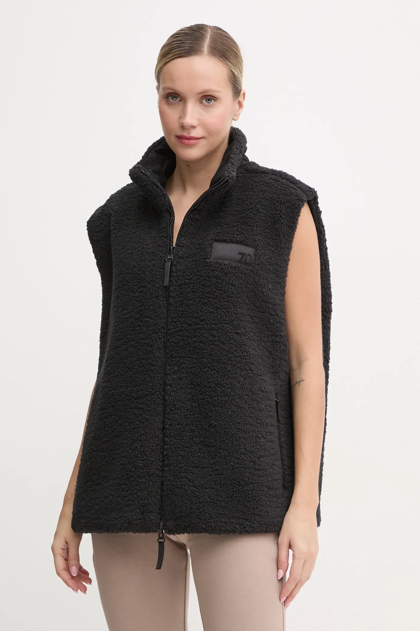 

Спортен елек с две лица EA7 Emporio Armani в черно преходен модел PNHYZ.6DUQ27, Черен
