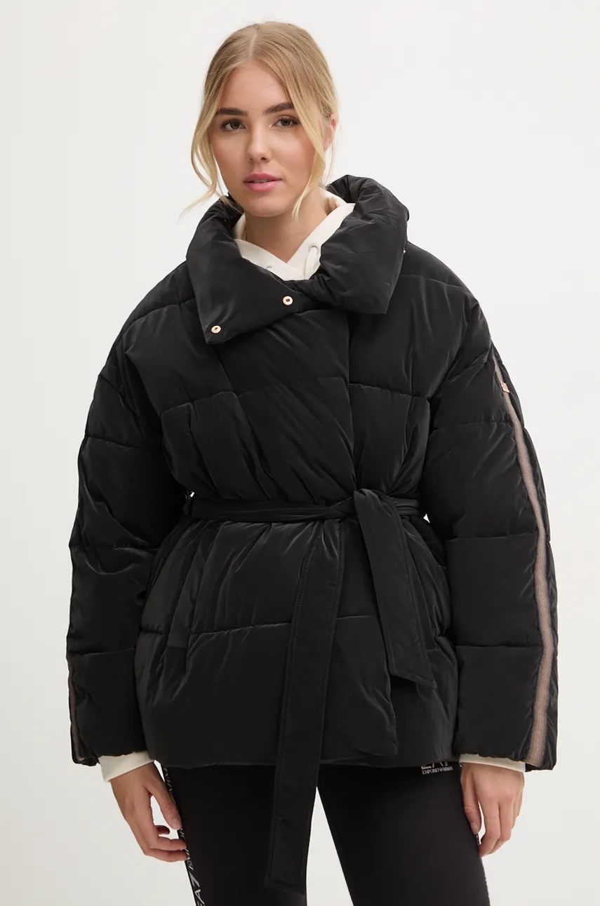 

Яке EA7 Emporio Armani в черно зимен модел с уголемена кройка TNDMZ.6DTK02, Черен