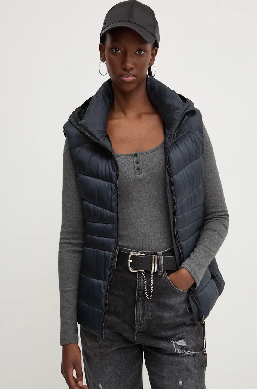 

Елек Superdry дамски в тъмносиньо зимен модел W5011715A-98T, Тъмносин