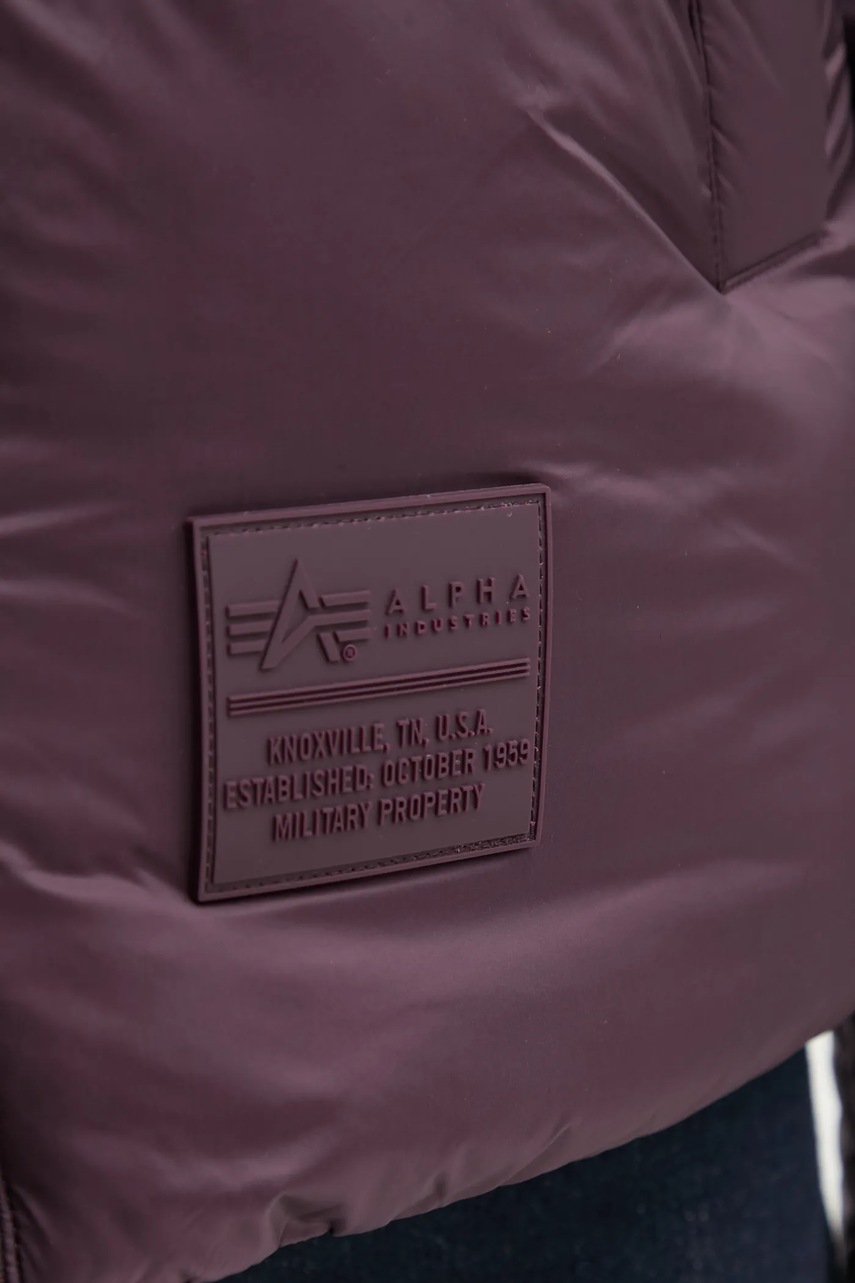 Куртка Alpha Industries жіноча колір фіолетовий зимова 148006 