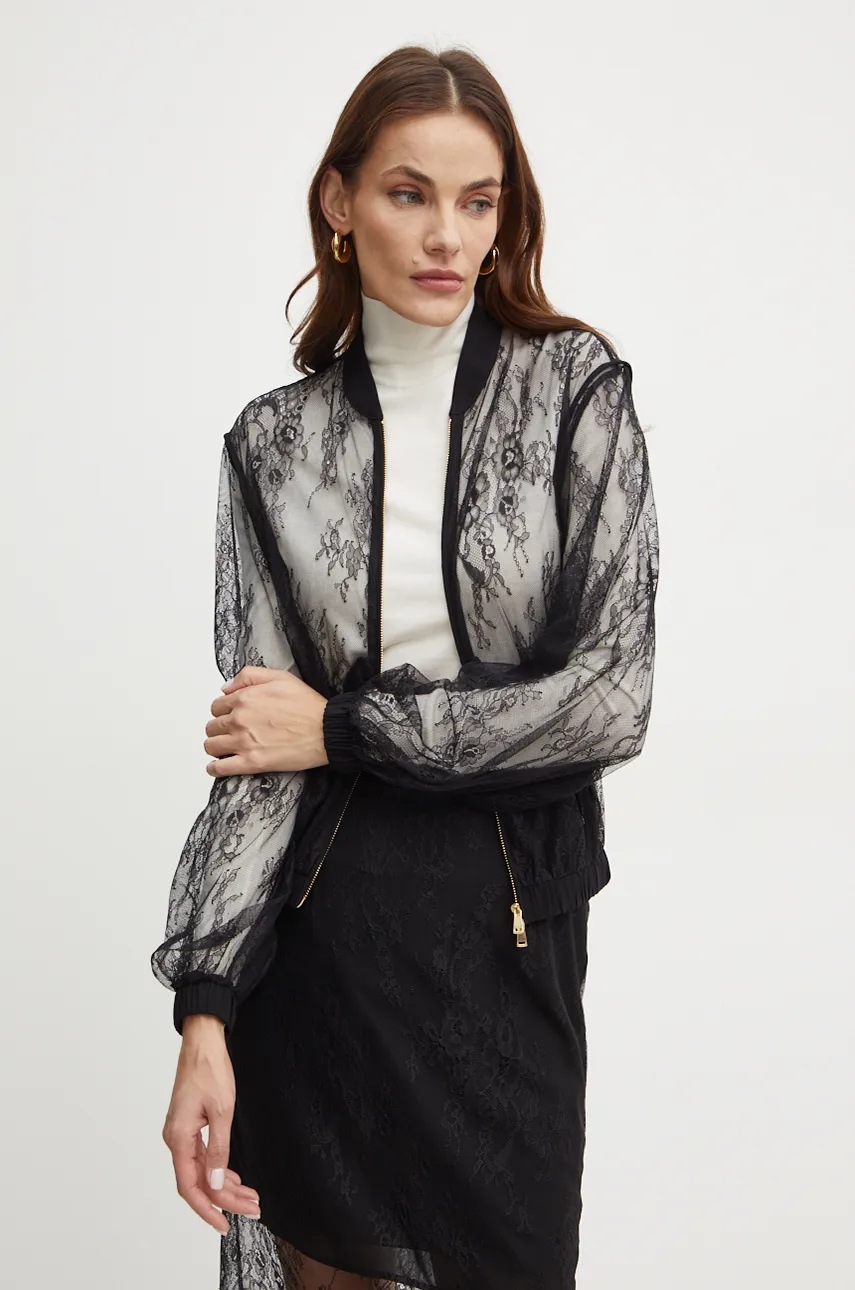Marella bluza femei, culoarea negru, neted, 2423916041200