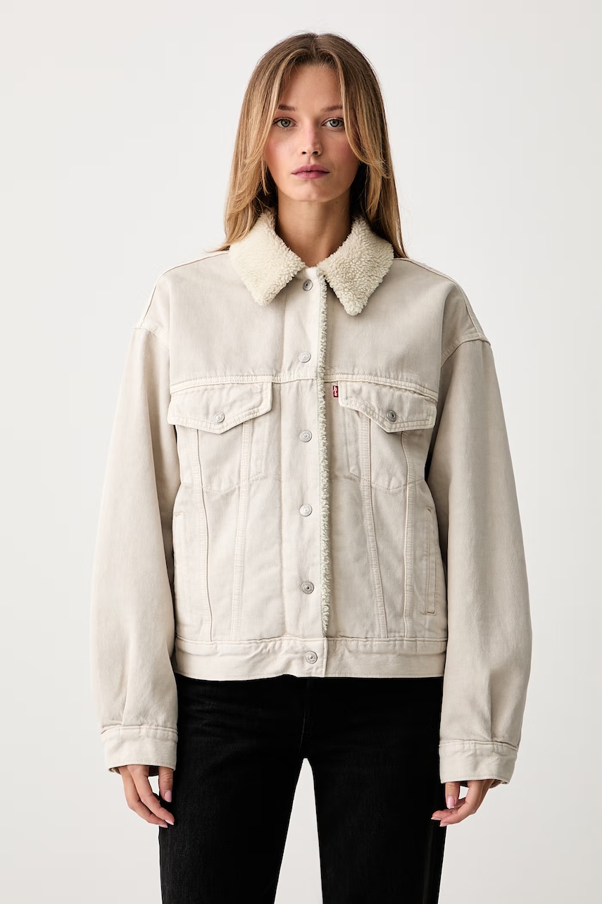 Levi's geacă de blugi pentru femei din denim 90S SHERPA