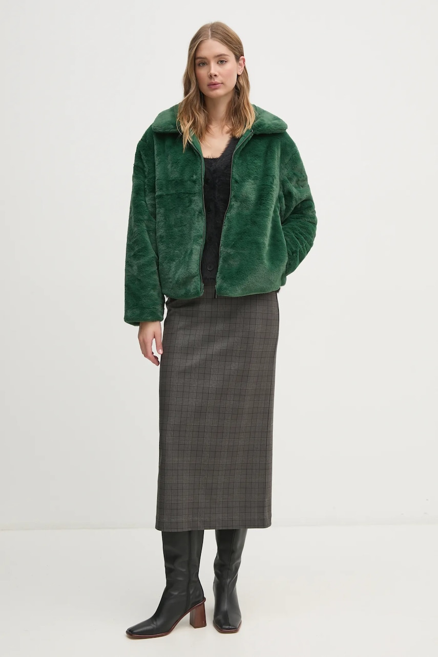 Куртка United Colors of Benetton женская цвет зелёный переходная 2FBDDN06V Куртка United Colors of Benetton женская цвет зелёный переходная 2FBDDN06V