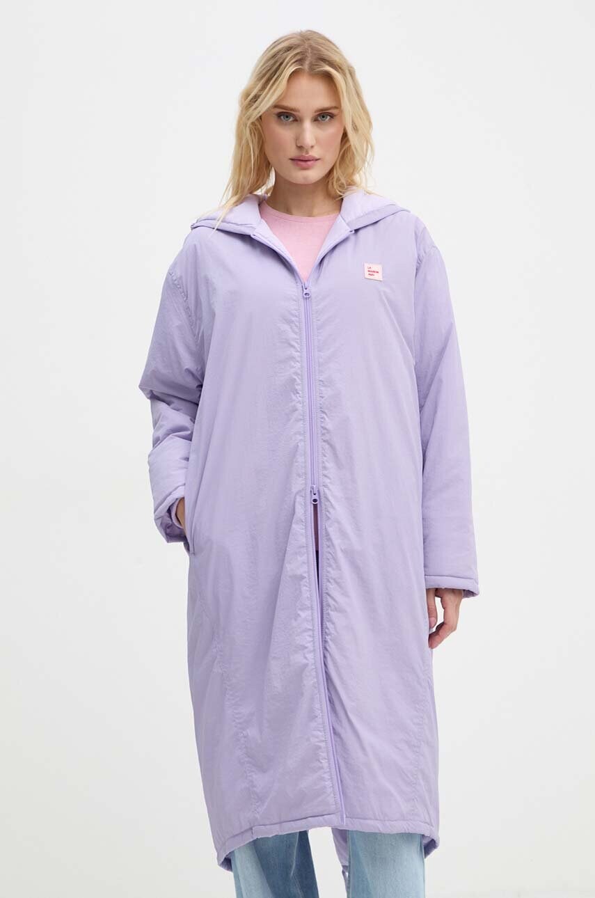 American Vintage geaca femei, culoarea violet, de tranzitie, ZOT17CH24