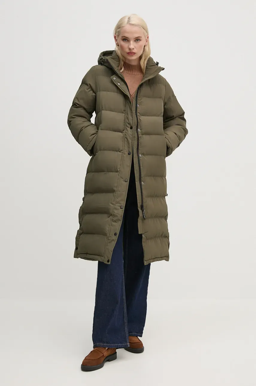 Куртка Pepe Jeans BIBI LONG женская цвет зелёный зимняя PL402437 Куртка Pepe Jeans BIBI LONG женская цвет зелёный зимняя PL402437