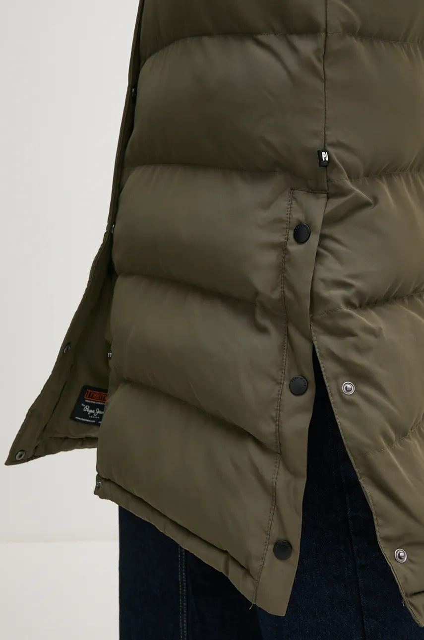 Куртка Pepe Jeans BIBI LONG жіноча колір зелений зимова PL402437 
