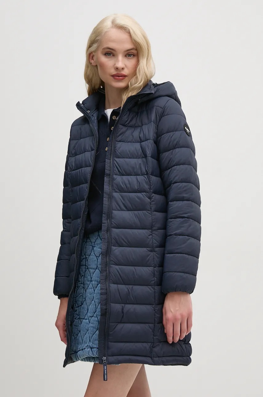 

Яке Pepe Jeans AMMY LONG в тъмносиньо зимен модел PL402442, Тъмносин