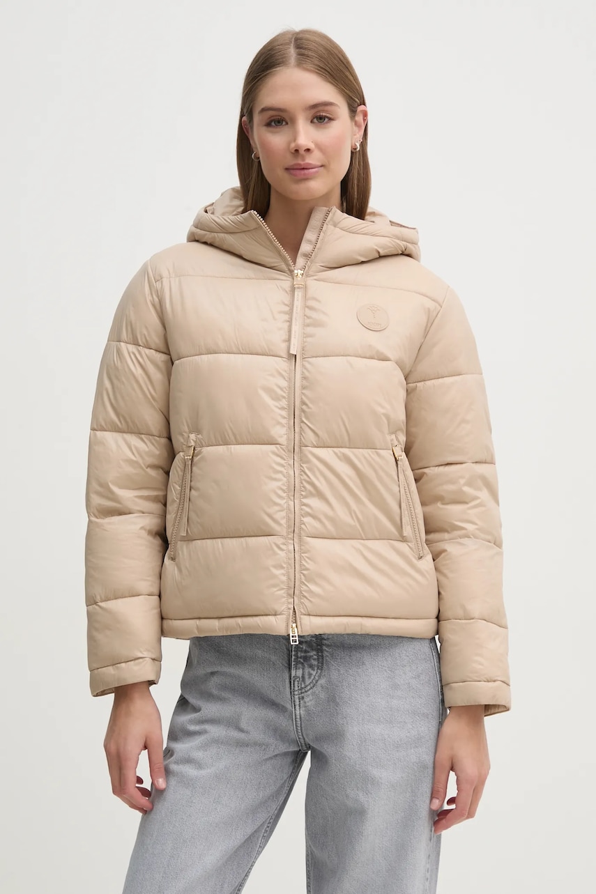 Joop! geaca femei, culoarea bej, de iarna, 30044166 Joop! geaca femei, culoarea bej, de iarna, 30044166
