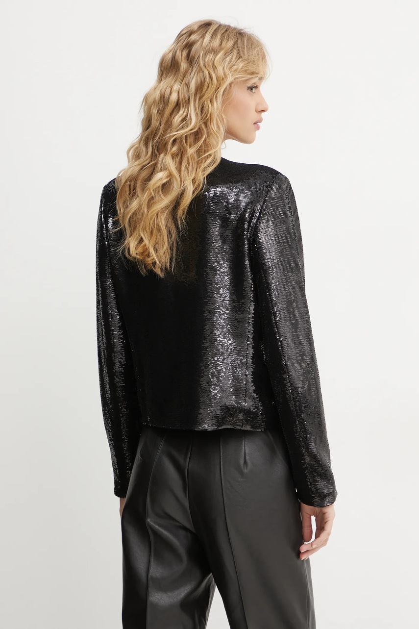 Μπουφάν IRO χρώμα: μαύρο, WM07LUZIA φωτογραφία