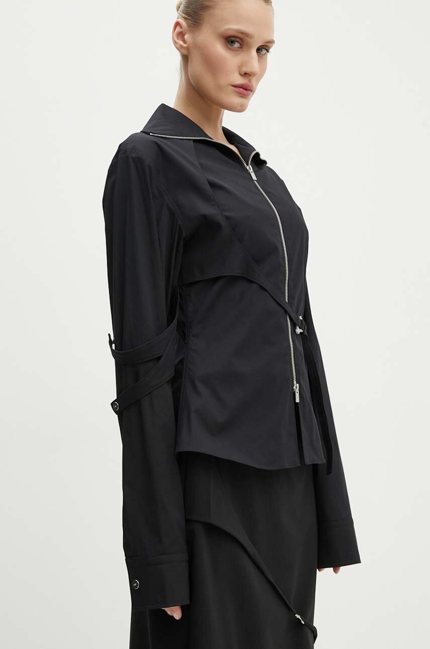 Μπουφάν Heliot Emil χρώμα: μαύρο, W.05.055.BLK01 φωτογραφία