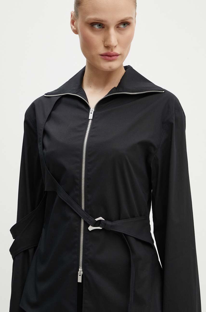 Μπουφάν Heliot Emil χρώμα: μαύρο, W.05.055.BLK01 φωτογραφία