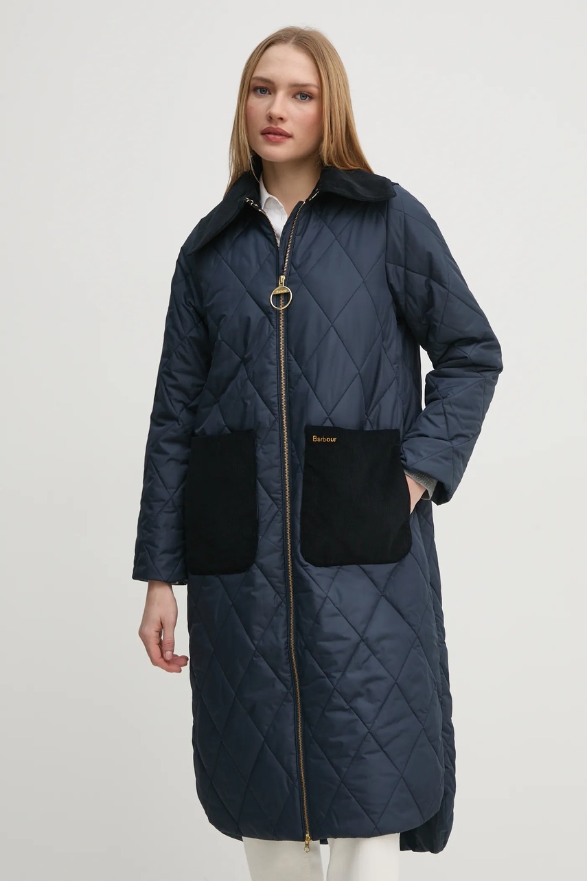 

Яке Barbour Malton Quilt в тъмносиньо преходен модел LQU1760, Тъмносин