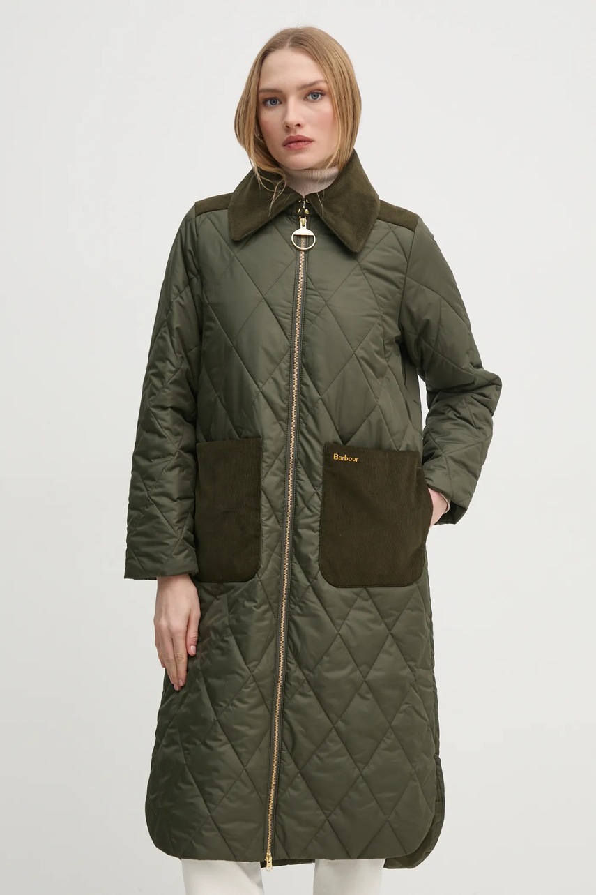 

Яке Barbour Malton Quilt в зелено преходен модел LQU1760, Зелен