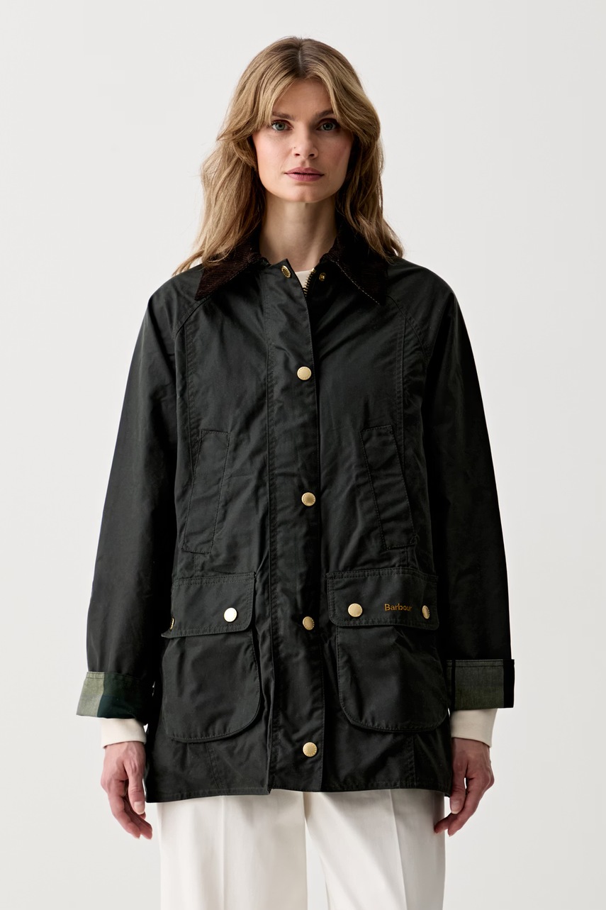 Barbour kabát dámsky s bavlnou BEADNELL