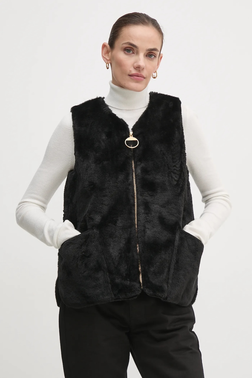 

Елек Barbour Barn Gilet дамски в черно преходен модел LGI0184, Черен