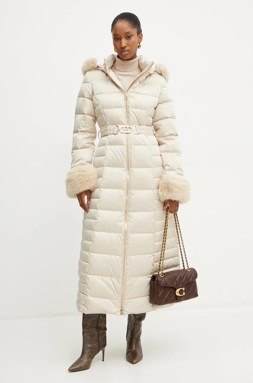 

Пухено яке Marciano Guess JASTIN в бежово зимен модел 4BGL20 7187A, Бежов