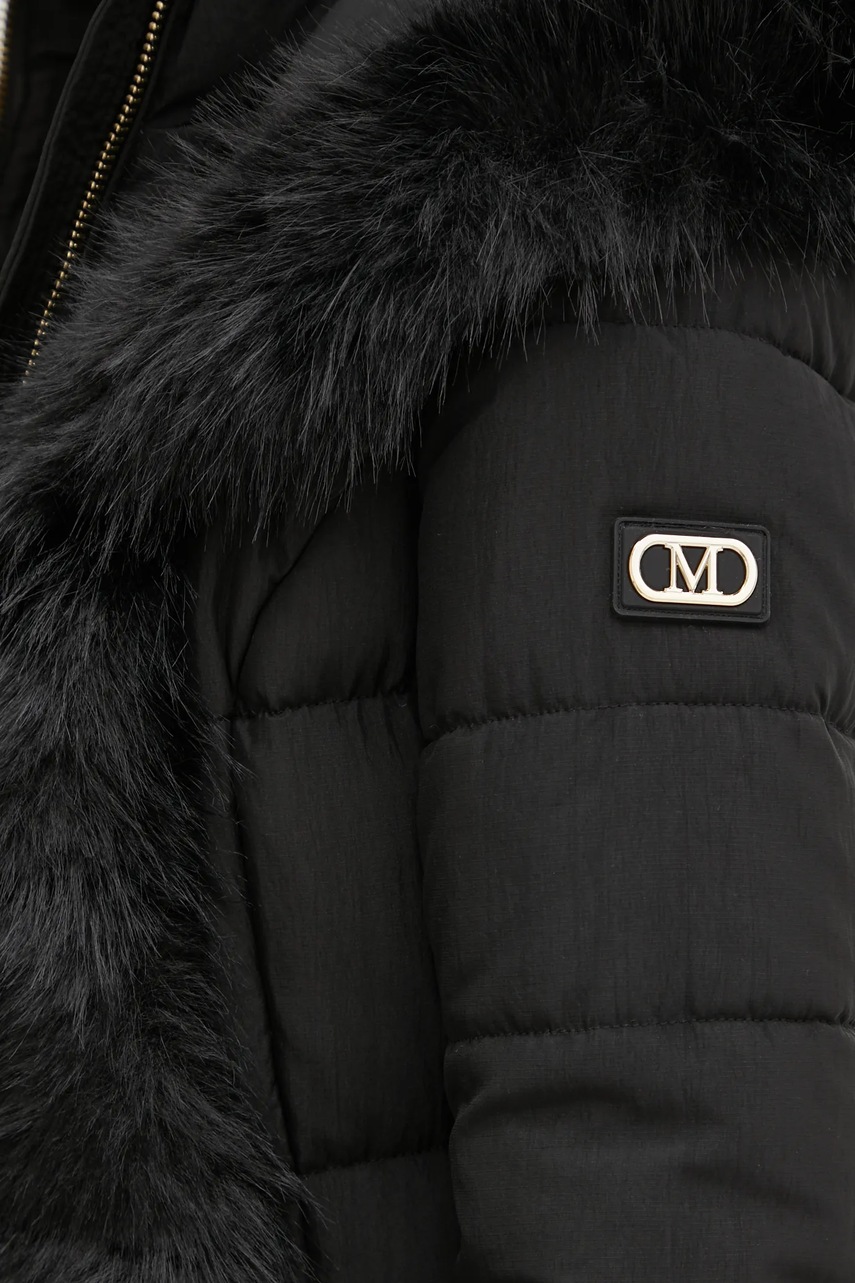 Куртка Marciano Guess ZOE жіноча колір чорний зимова 4BGL41 7188A 