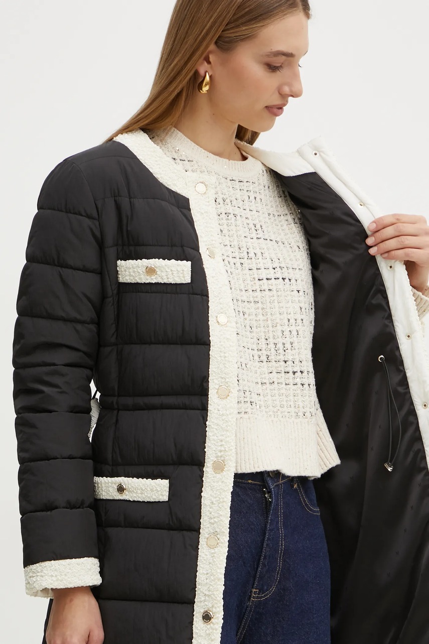 Куртка Marciano Guess LONG жіноча колір чорний перехідна 4BGL47 7127A 