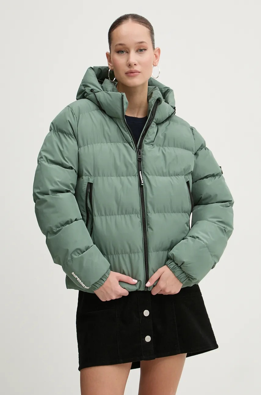 

Яке Superdry в зелено зимен модел W5011721A-F2L, Зелен