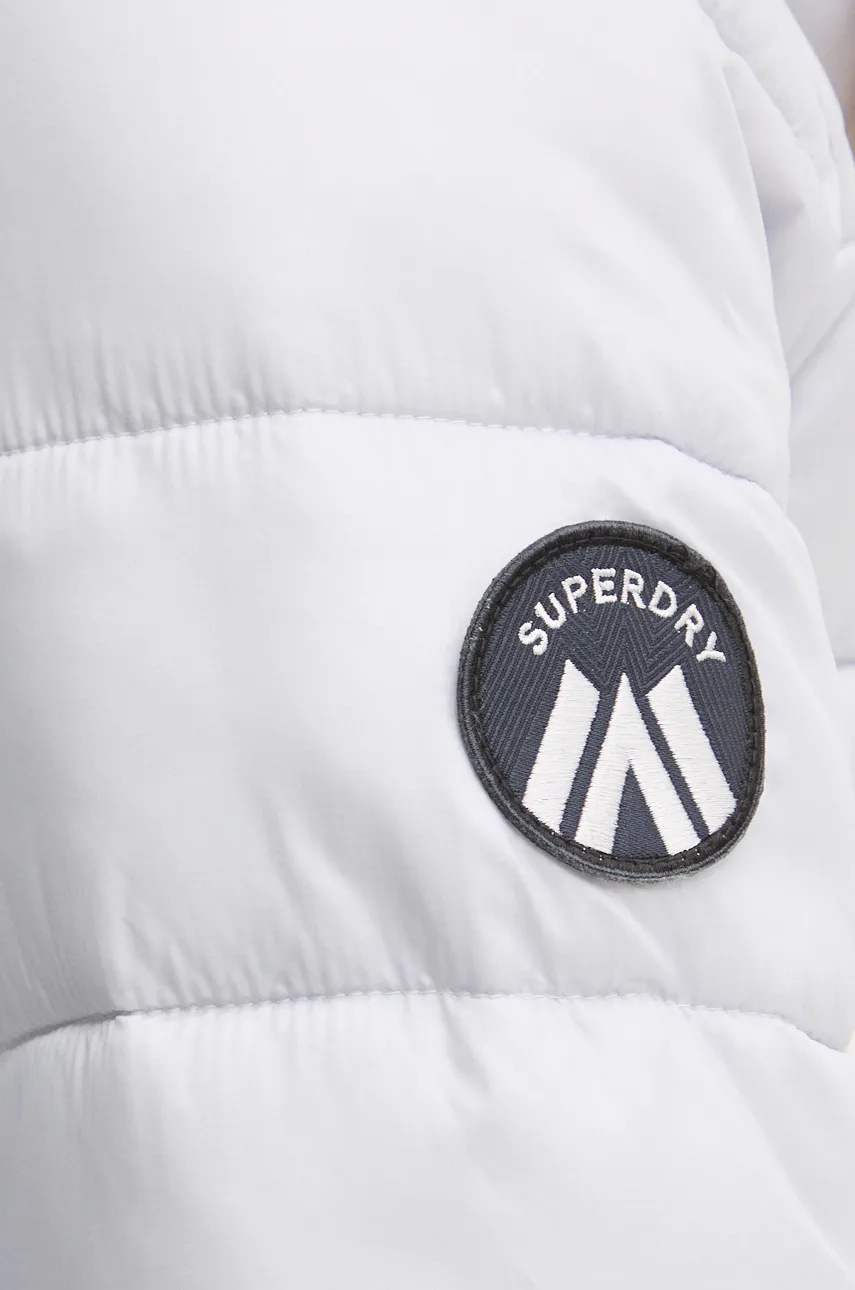 Μπουφάν Superdry χρώμα: γκρι, W5011724A-B9M φωτογραφία