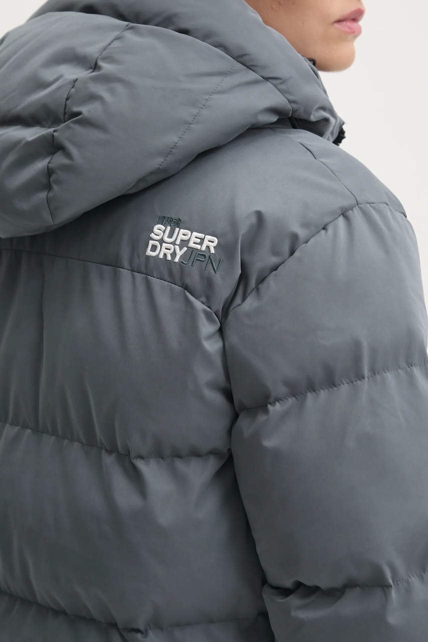 Куртка Superdry жіноча колір сірий зимова W5011738A-PIJ 