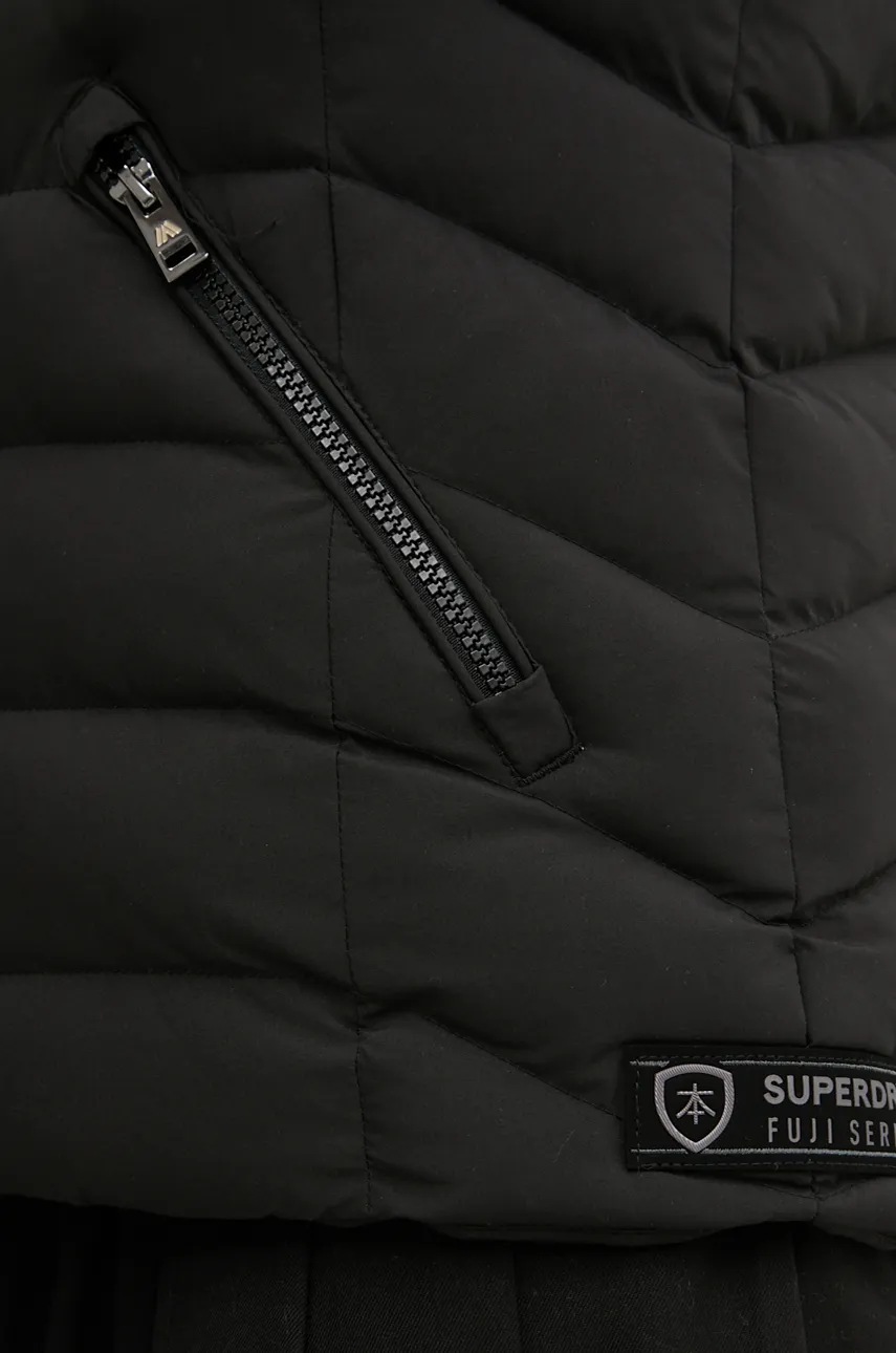 Безрукавка Superdry жіноча колір чорний зимова W5011753A-02A 