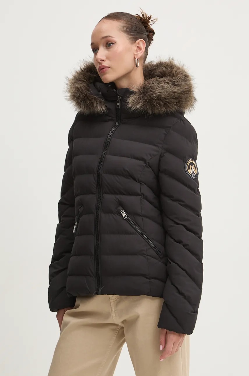 

Яке Superdry в черно зимен модел W5011754A-02A, Черен