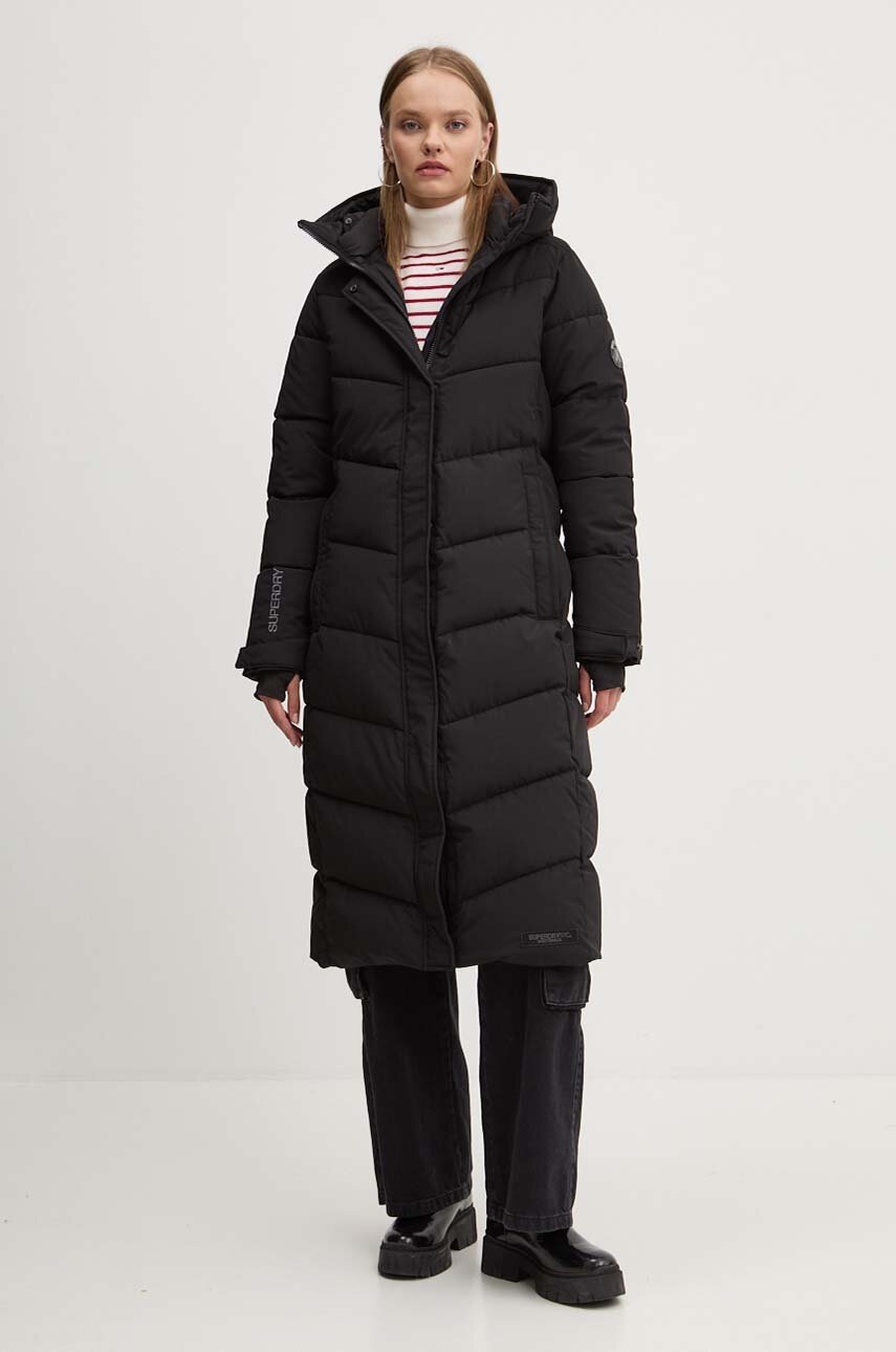 

Яке Superdry в черно зимен модел W5011781A-02A, Черен