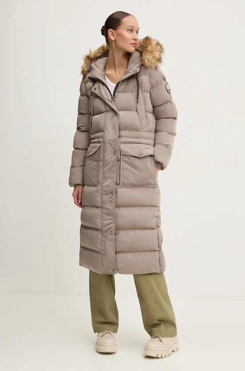 

Яке Superdry в бежово зимен модел W5011788A-1PC, Бежов