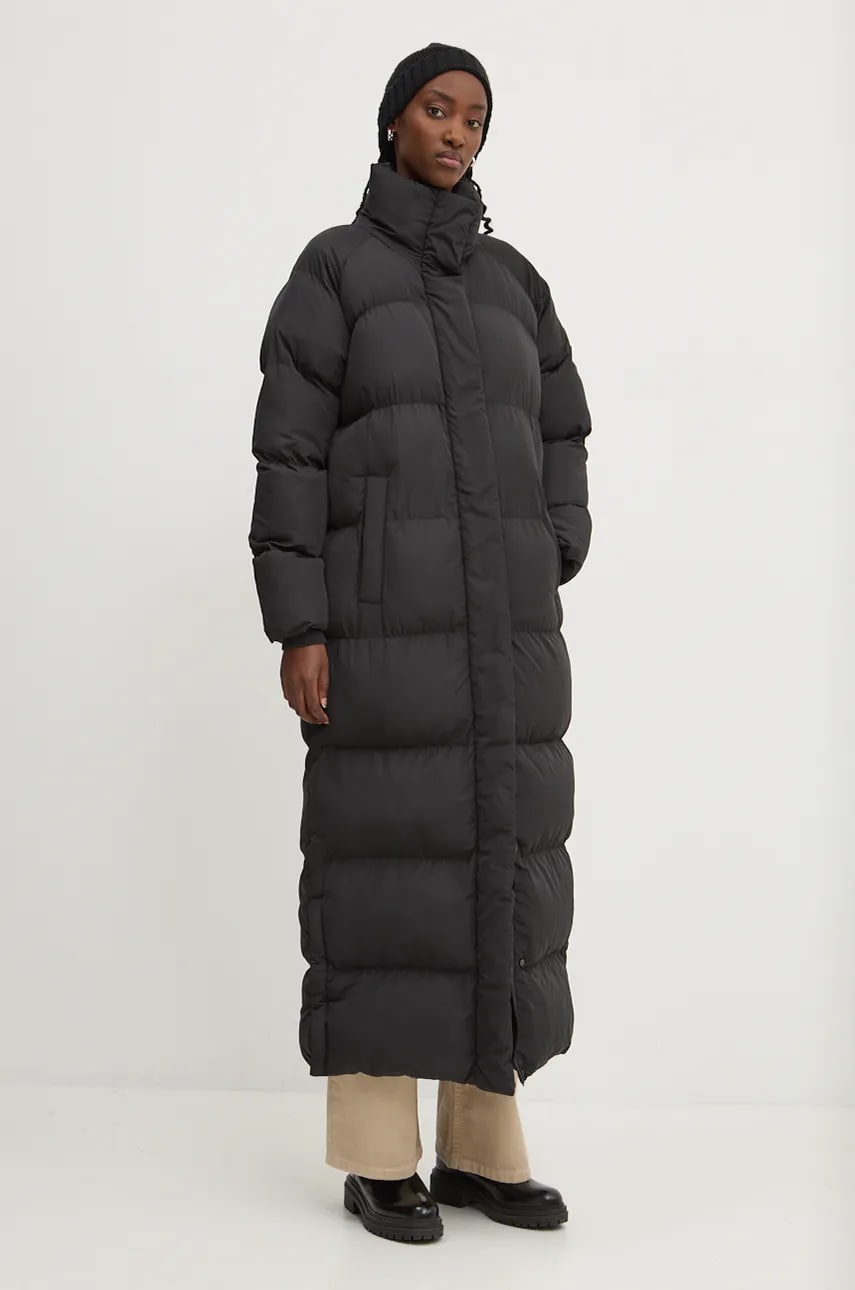 Superdry geacă femei, culoarea negru, de iarna, W5011800A-02A