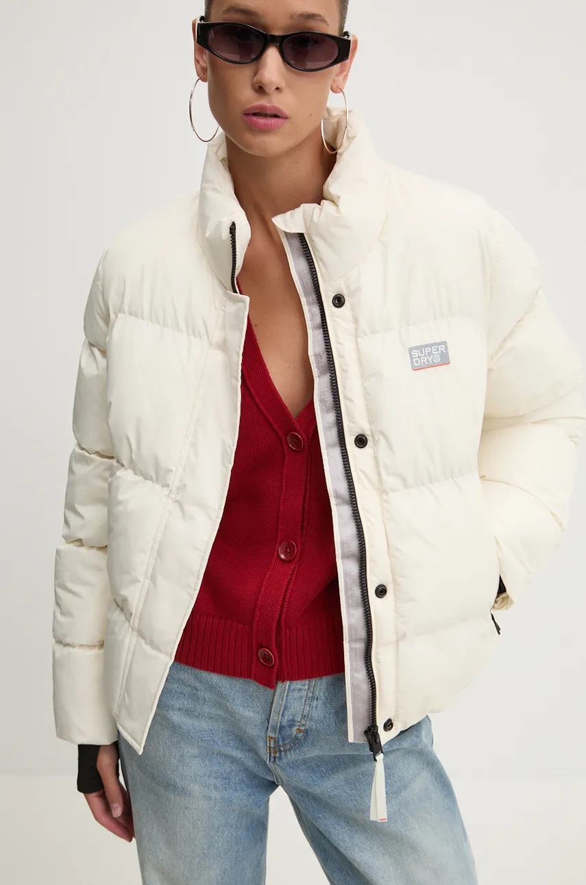 

Яке Superdry в бежово зимен модел W5011816A-71D, Бежов