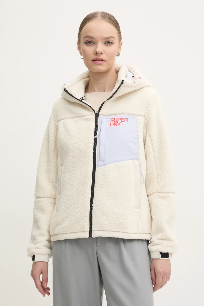 

Яке Superdry в бежово преходен модел W5011820A-71D, Бежов