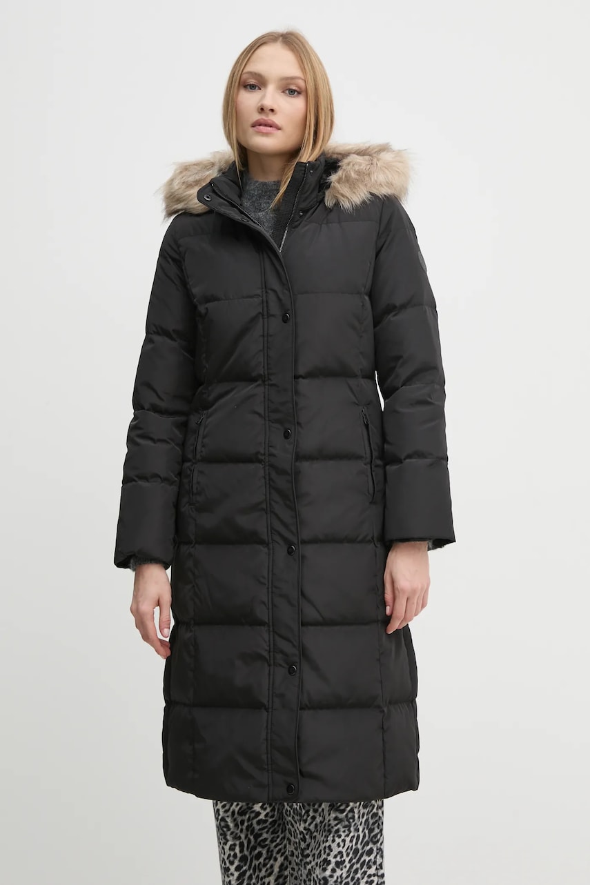 Levně Péřová bunda Lauren Ralph Lauren dámská, černá barva, zimní, 297957518