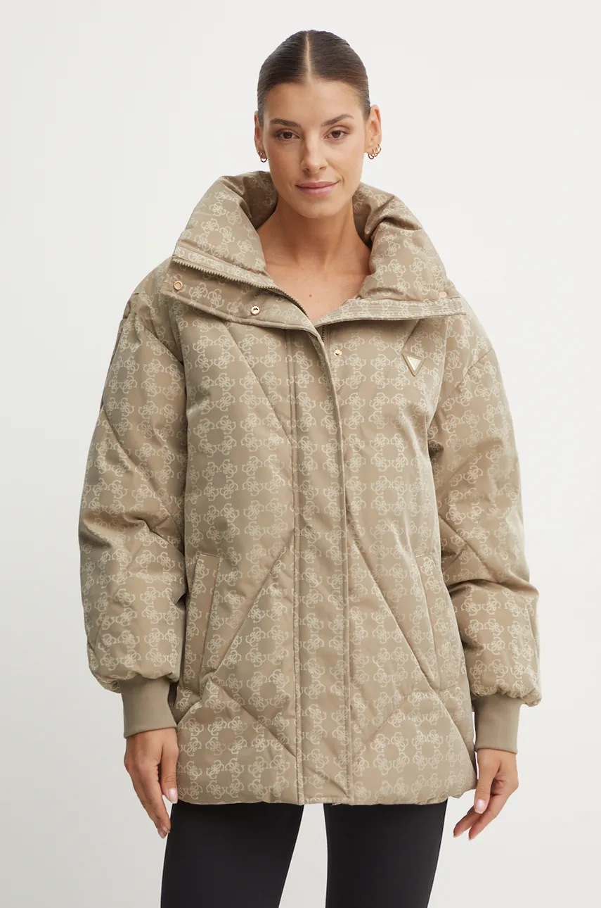 

Яке Guess в бежово зимен модел V4BL01 WGLW2, Бежов