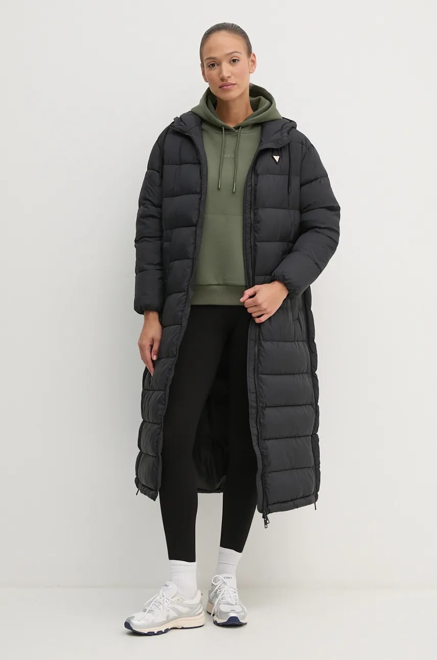 

Яке Guess BREANA в черно зимен модел V4BL04 WFYE2, Черен