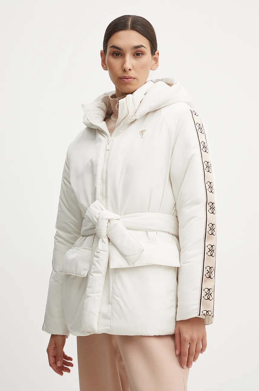 

Яке Guess в бежово зимен модел V4BL07 WGMX2, Бежов