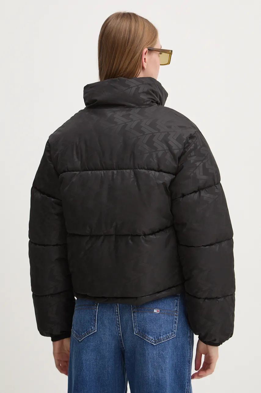 Bunda Karl Kani dámská, černá barva, zimní, oversize, 61760005