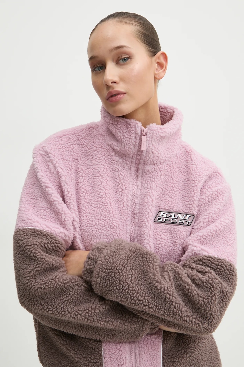 Karl Kani geacă femei, culoarea roz, de tranziție, 61760013
