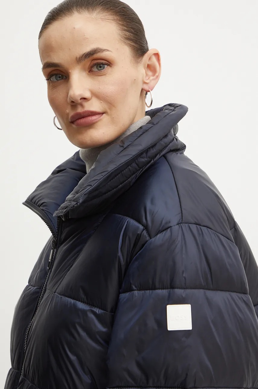 Куртка Boss Orange жіноча колір синій перехідна oversize 50525070 