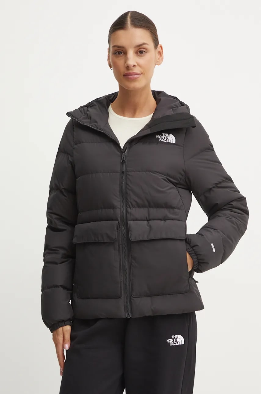 The North Face geaca de puf Gotham femei, culoarea negru, de iarna, NF0A84IW4H01 The North Face geaca de puf Gotham femei, culoarea negru, de iarna, NF0A84IW4H01