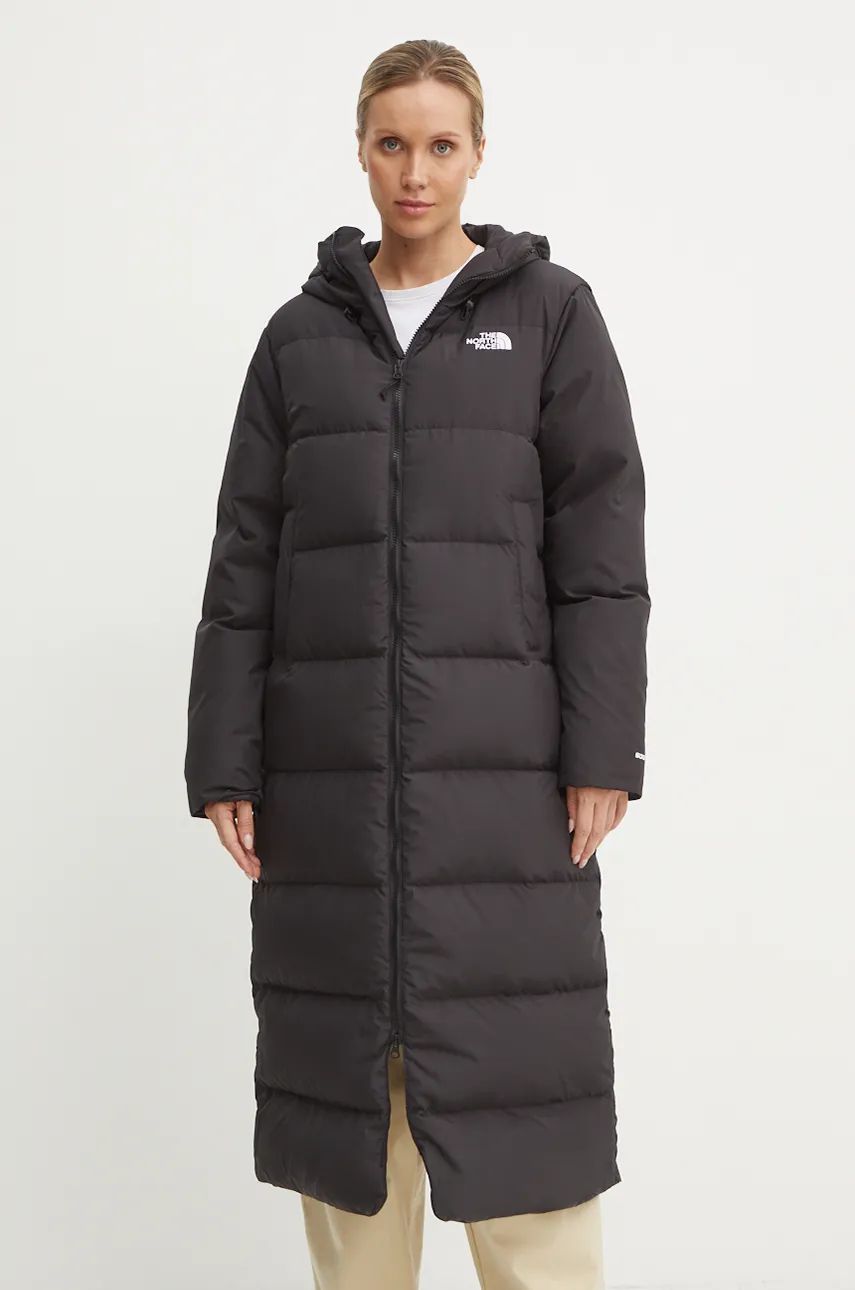 The North Face geacă de puf Triple C femei, culoarea negru, de iarna, NF0A84J44H01