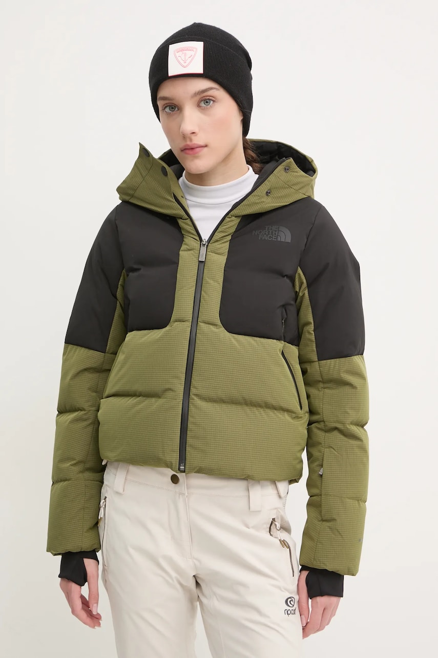 The North Face geacă de schi din puf Cold Spell culoarea verde, NF0A87WTPIB1 The North Face geacă de schi din puf Cold Spell culoarea verde, NF0A87WTPIB1