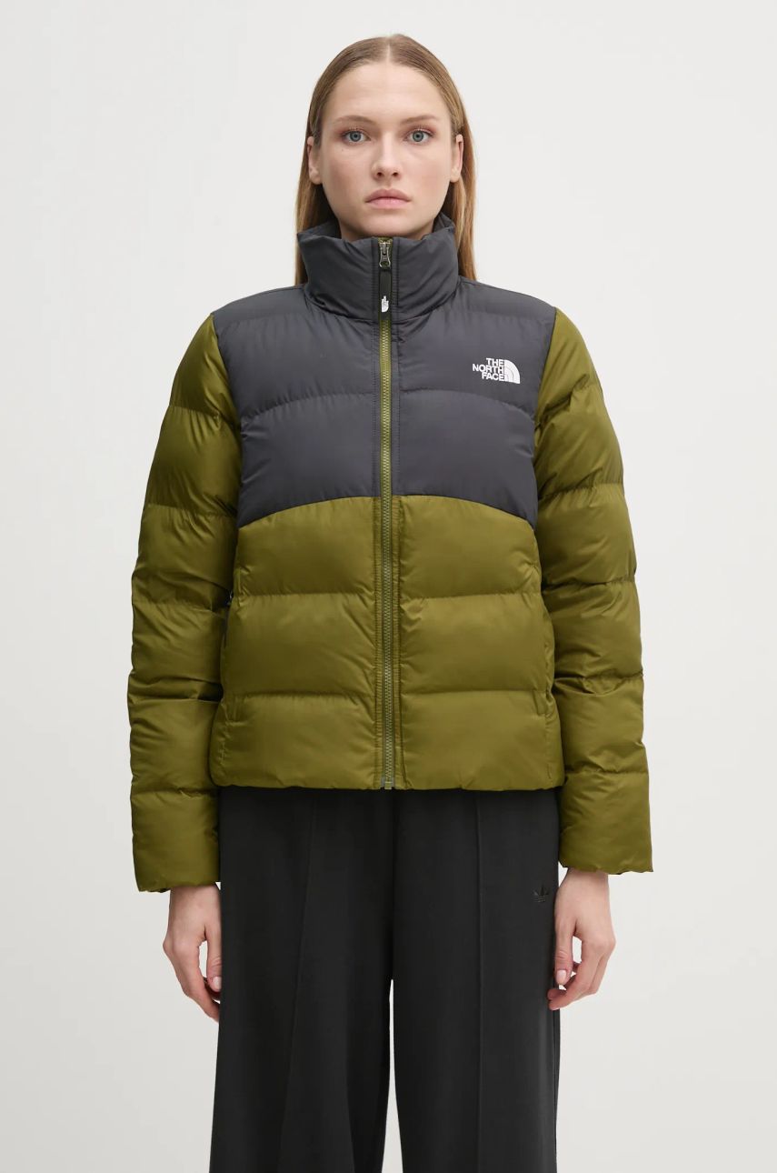 Bunda The North Face Saikuru dámská, zelená barva, zimní, NF0A89JDWOG1