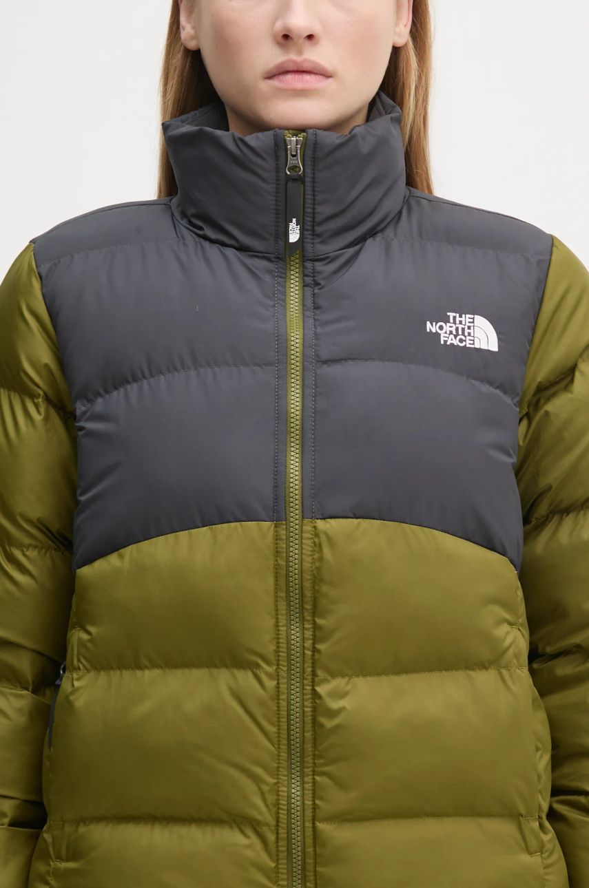 Bunda The North Face Saikuru dámská, zelená barva, zimní, NF0A89JDWOG1