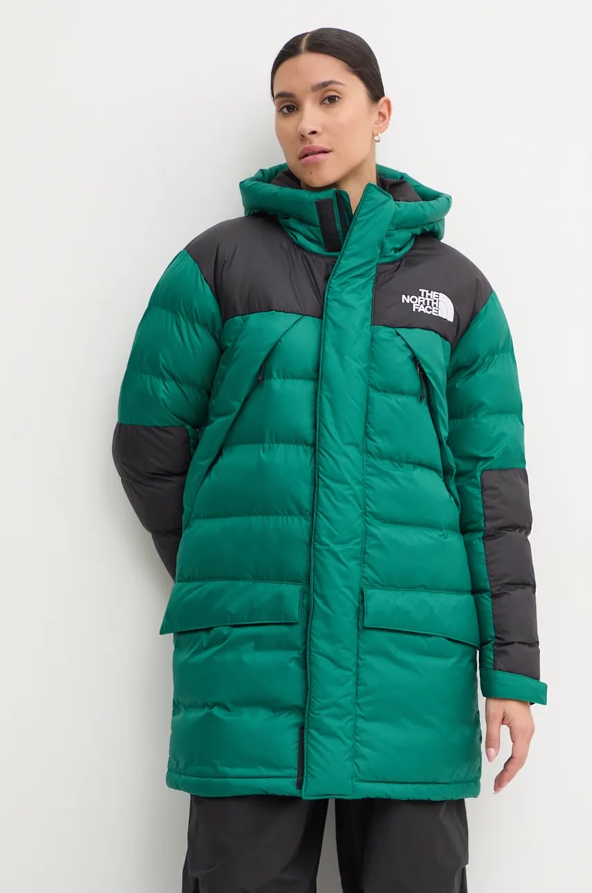 The North Face geaca Limbara femei, culoarea verde, de iarna, NF0A89GANL11 The North Face geaca Limbara femei, culoarea verde, de iarna, NF0A89GANL11